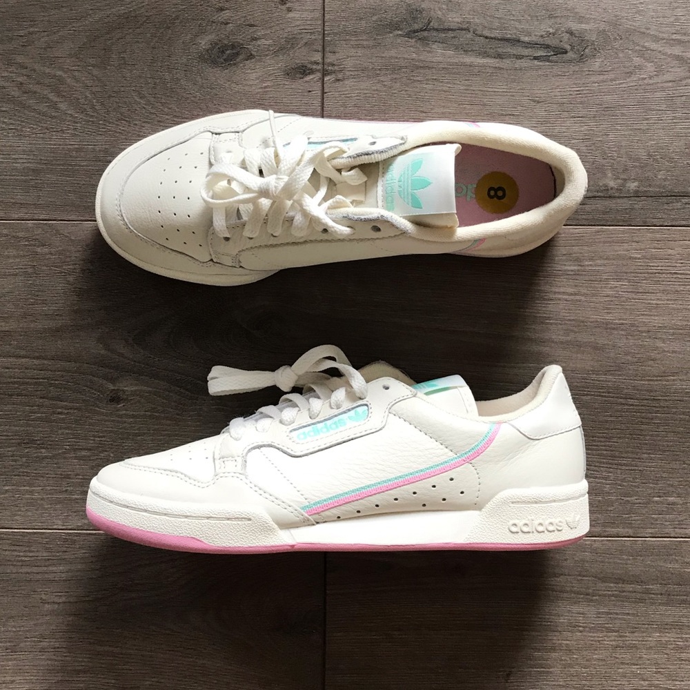 BNWT Adidas Continental 80 Pink Off White Mint 8